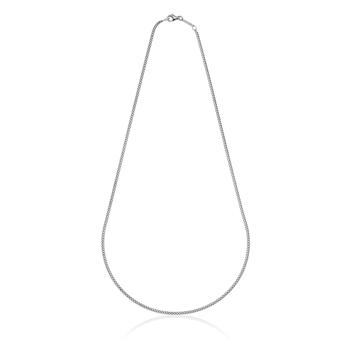 Unoaerre 6276 thin silver groumette necklace 