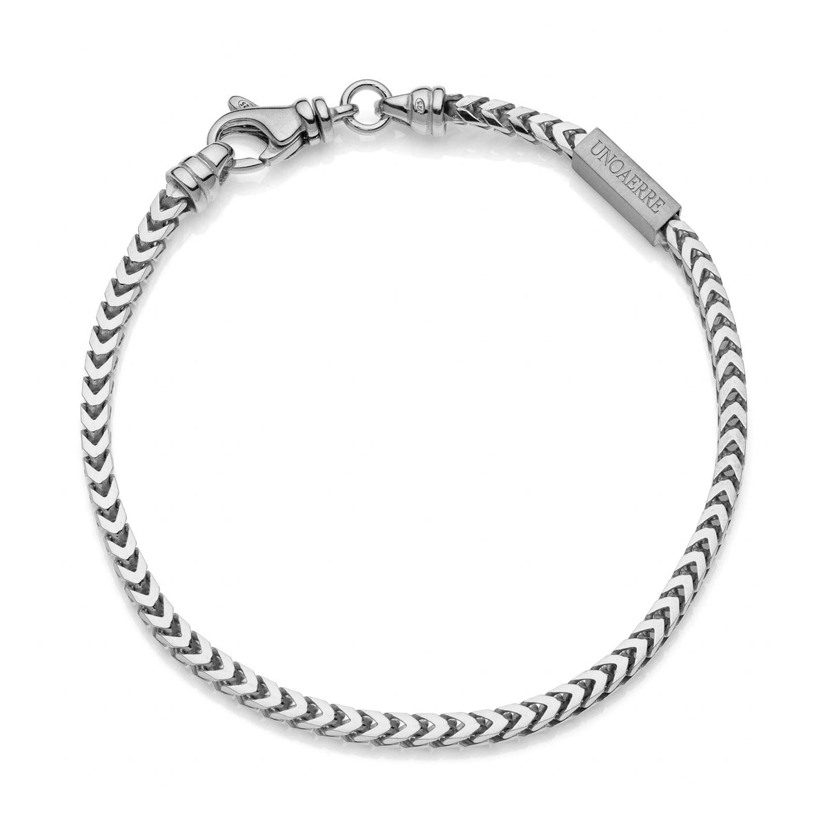 Silver bracelet chain franco Unoaerre 6351 