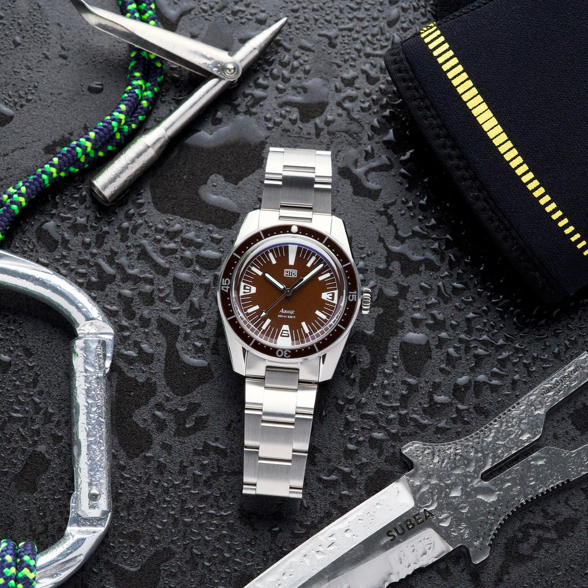 HTD Watches Aquatìc SpaceBoy Espresso Brown