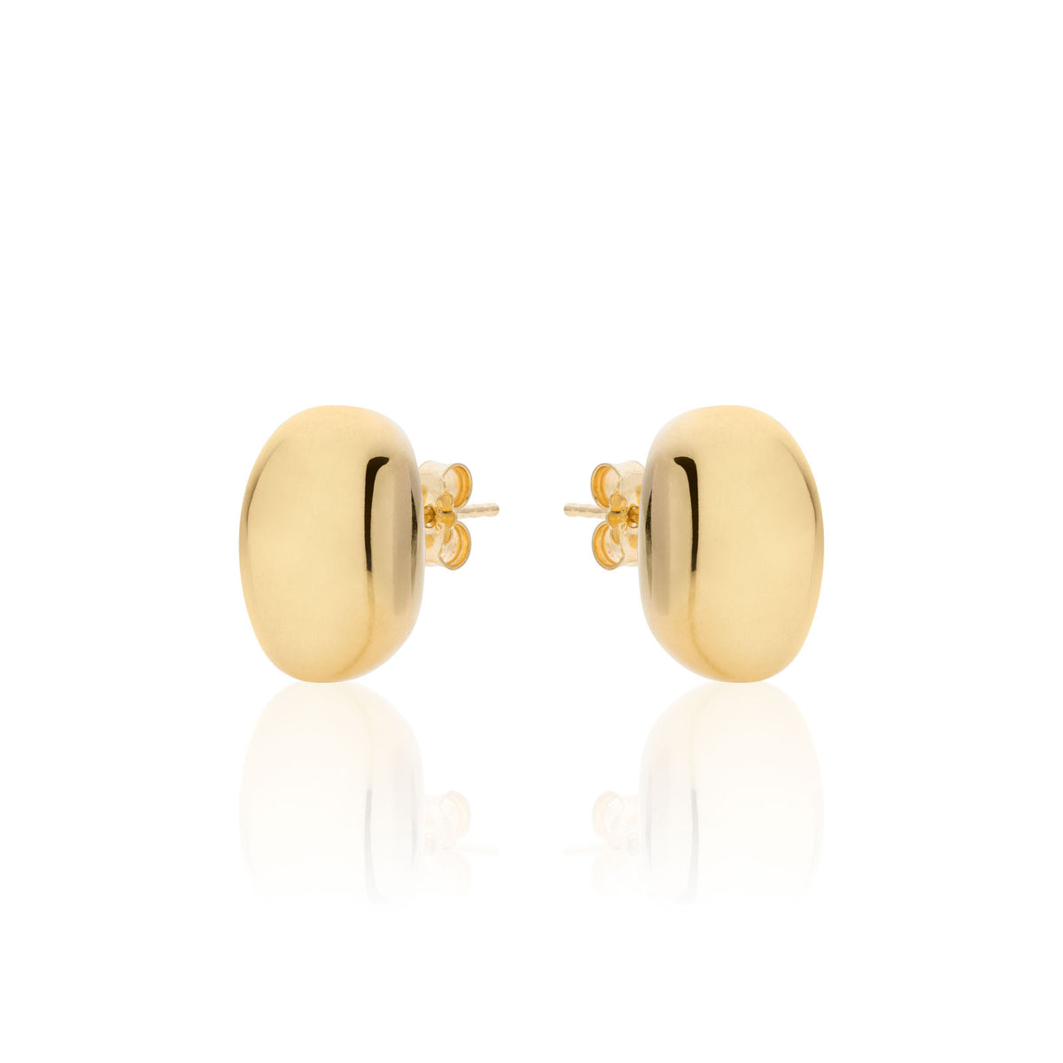 Unoaerre 6429 Medium Boule Gold-Plated Silver Earrings 