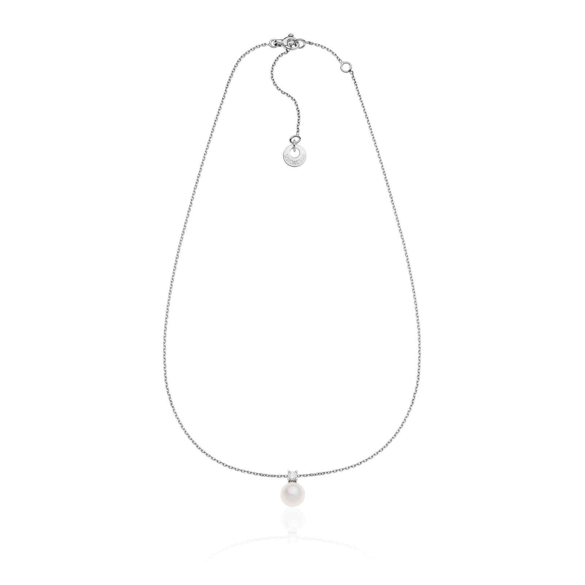 Unoaerre 6440 silver pearl necklace 