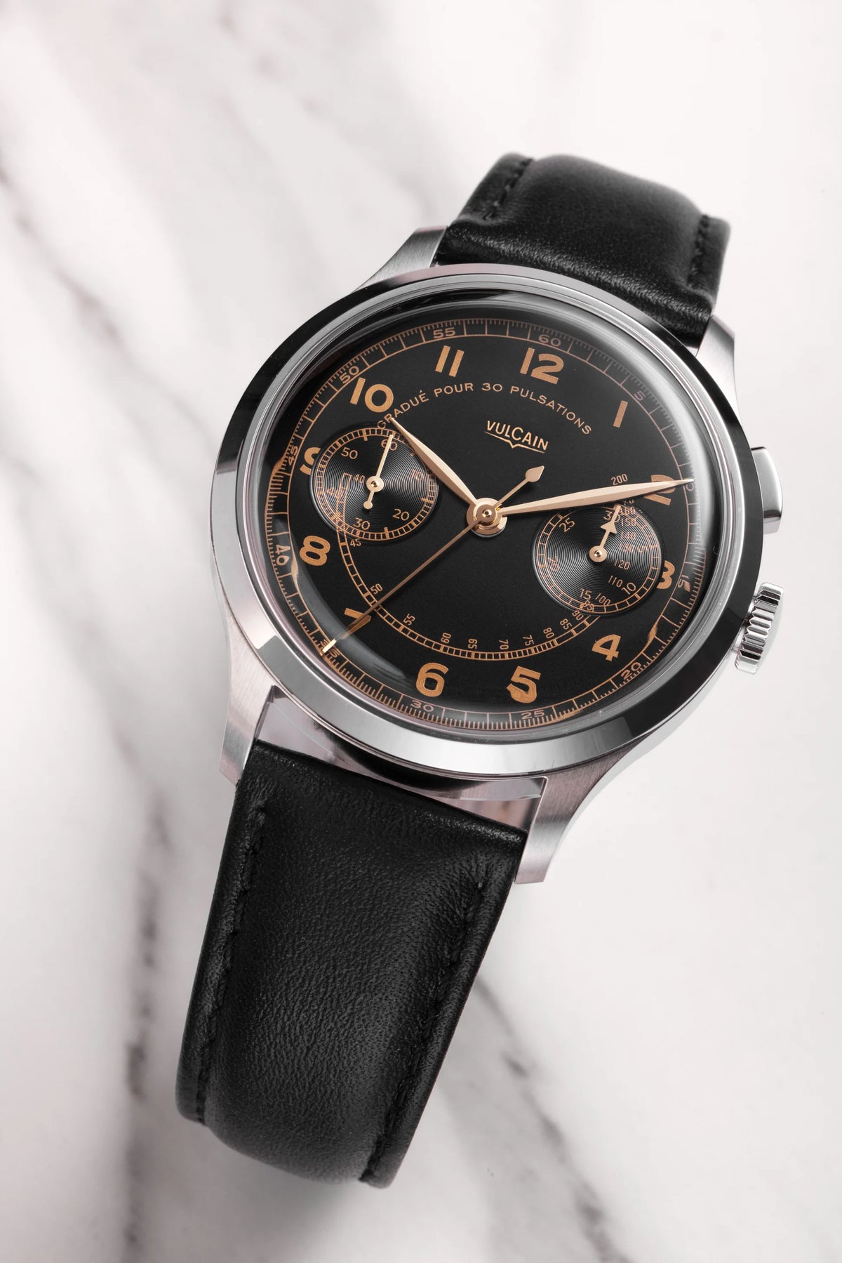 Vulcain Monopusher Heritage Black 650167A08.BAC201