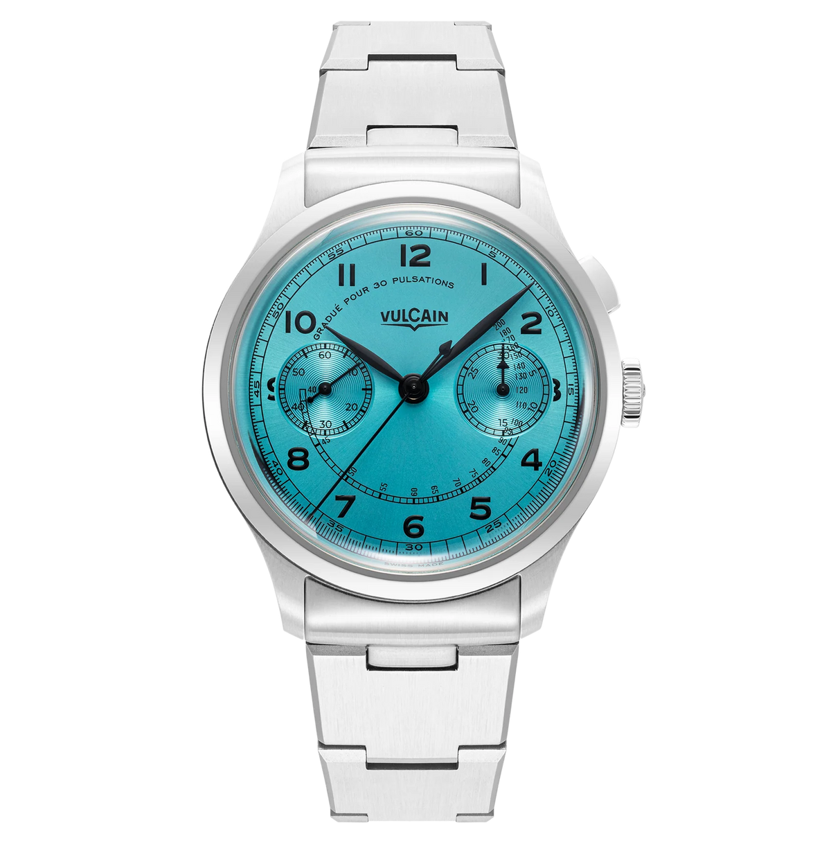 Vulcain Monopusher Heritage Turquoise 650167A38.BHM288