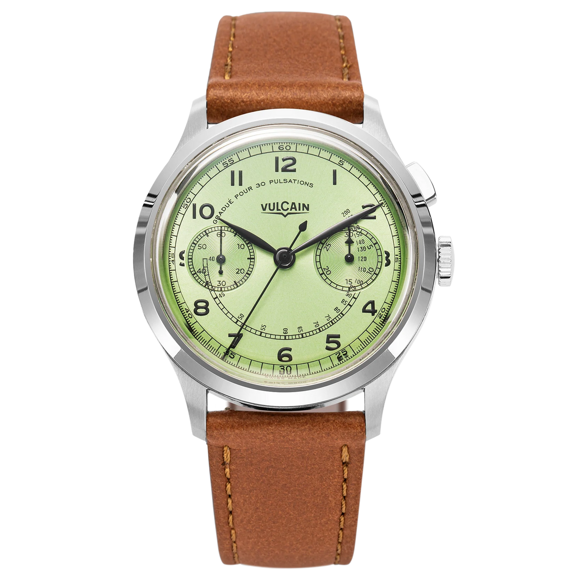 Vulcain Monopusher Heritage Green 650167A98.BAC207