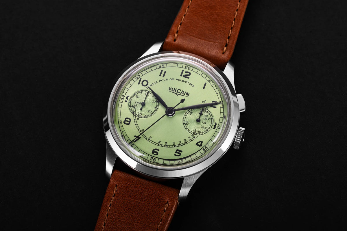 Vulcain Monopusher Heritage Green 650167A98.BAC207