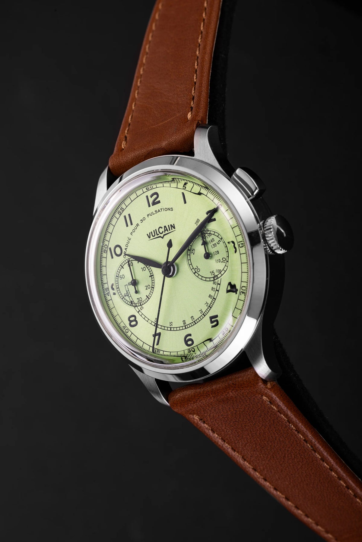 Vulcain Monopusher Heritage Green 650167A98.BAC207
