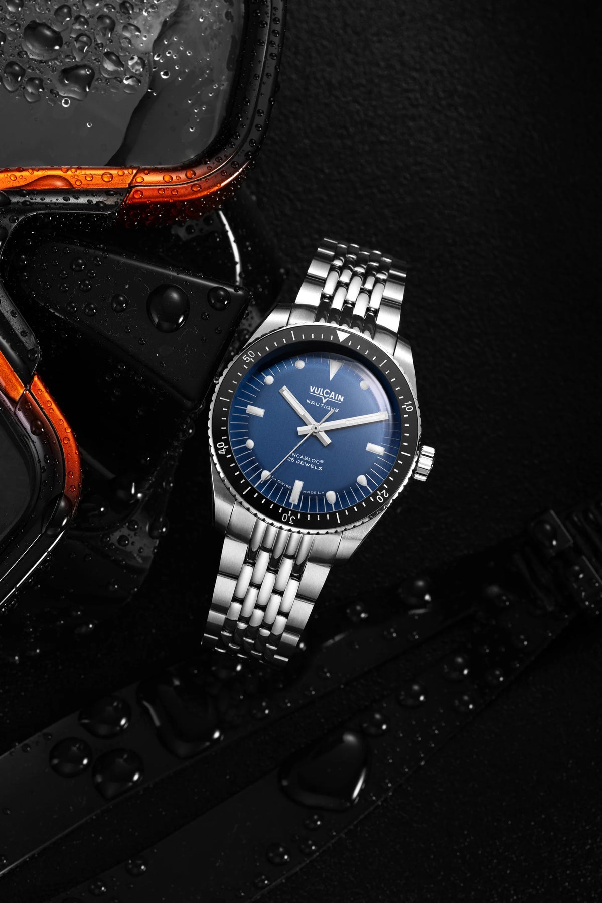 Vulcain Nautique Skindiver Blue Automatic 38mm 660170B37.BHM287