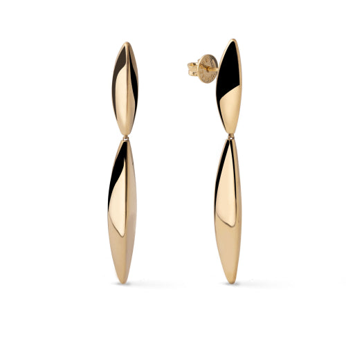 Unoaerre 6622 Gold Plated Silver Aria Earrings 