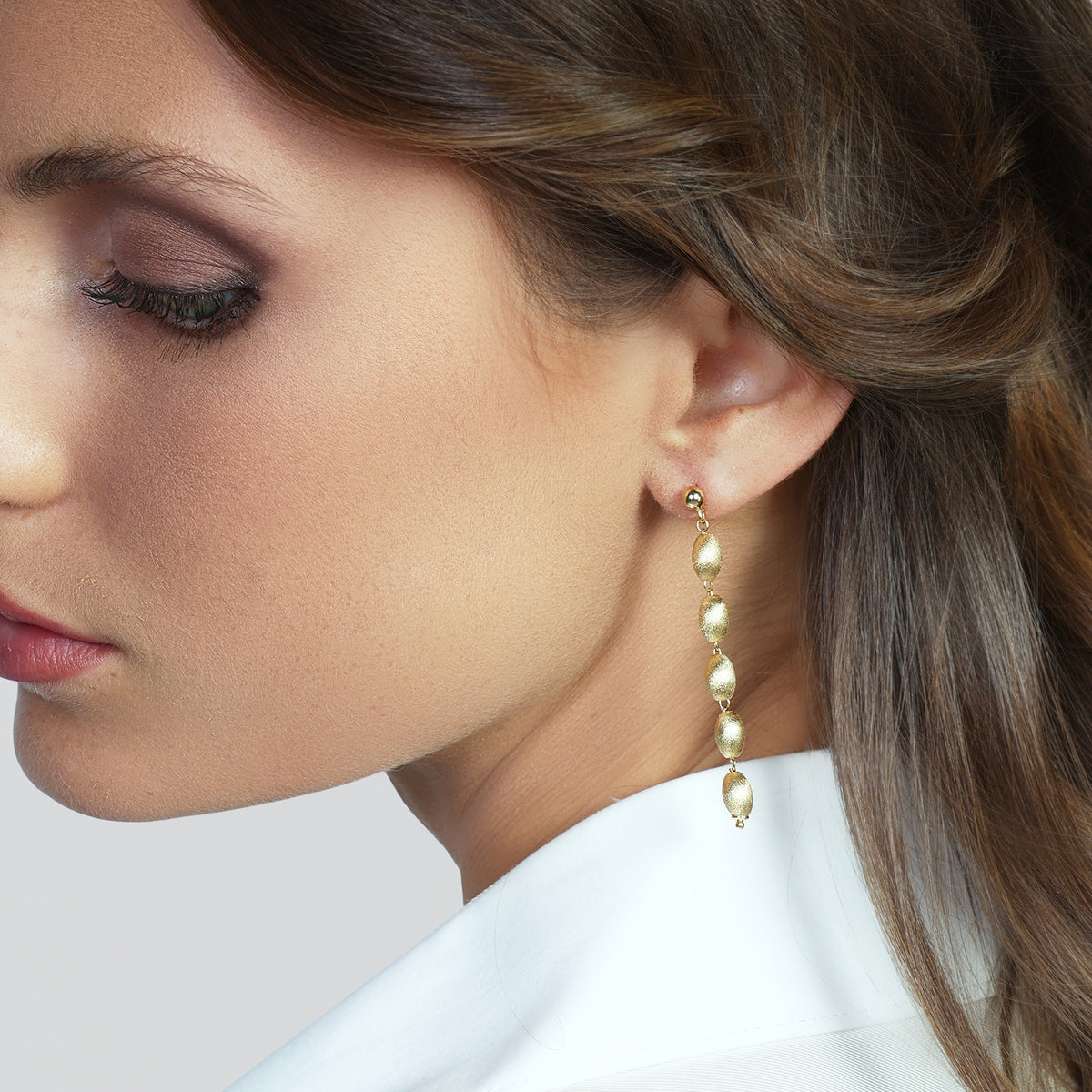 Unoaerre 6664 gold-plated silver earrings 