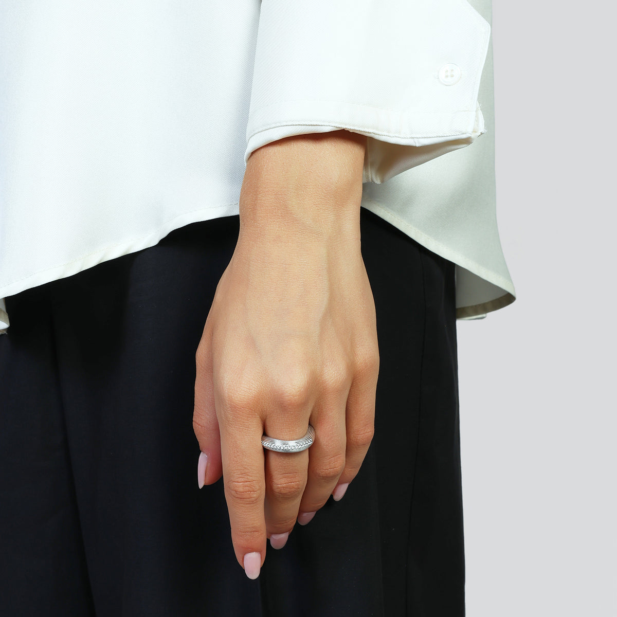 Unoaerre 6669/13 gold-plated silver and zirconia ring 