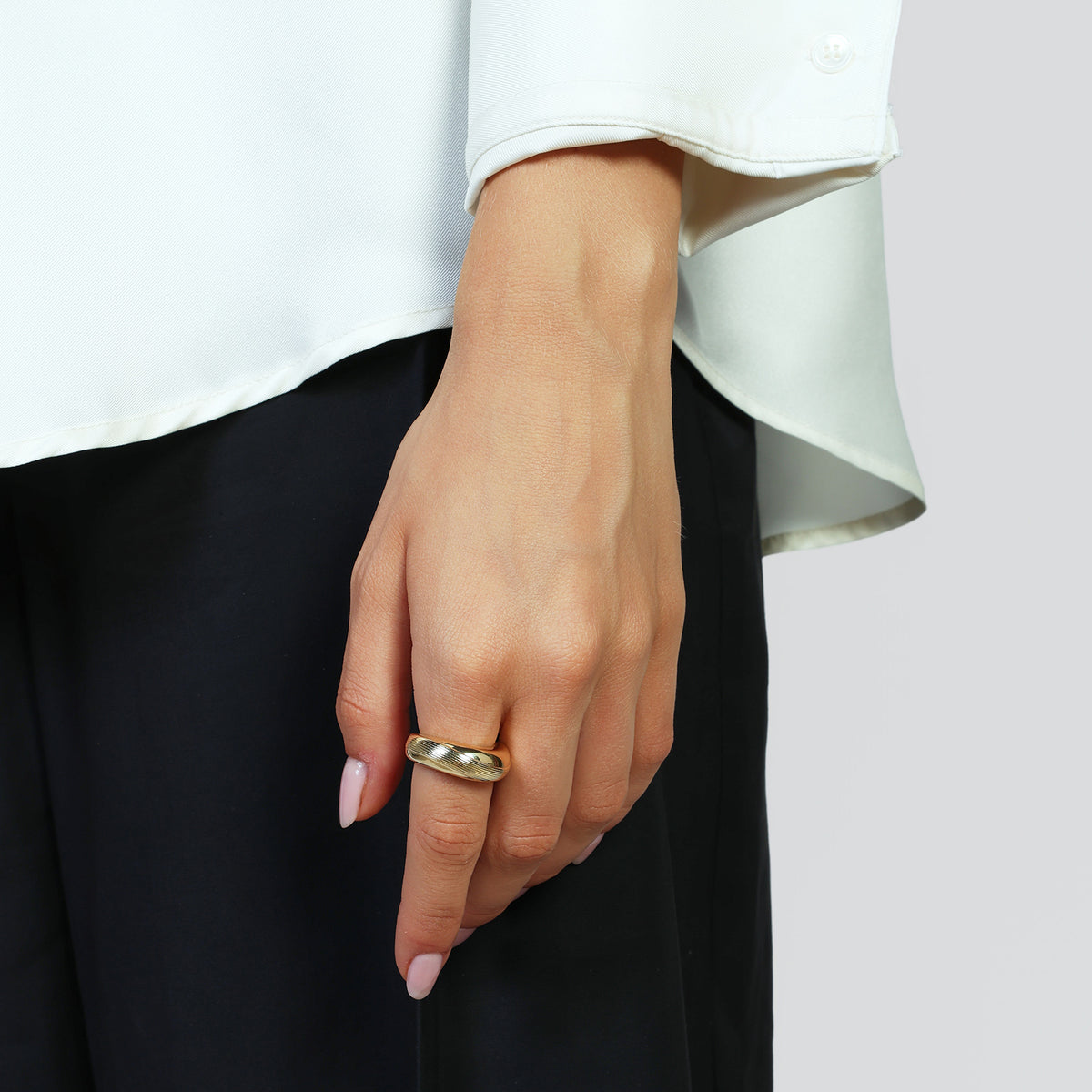 Unoaerre 6670 gold-plated silver ring 