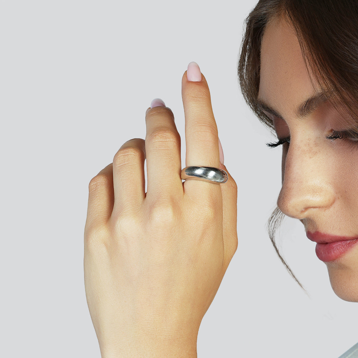 Unoaerre 6671 silver ring 