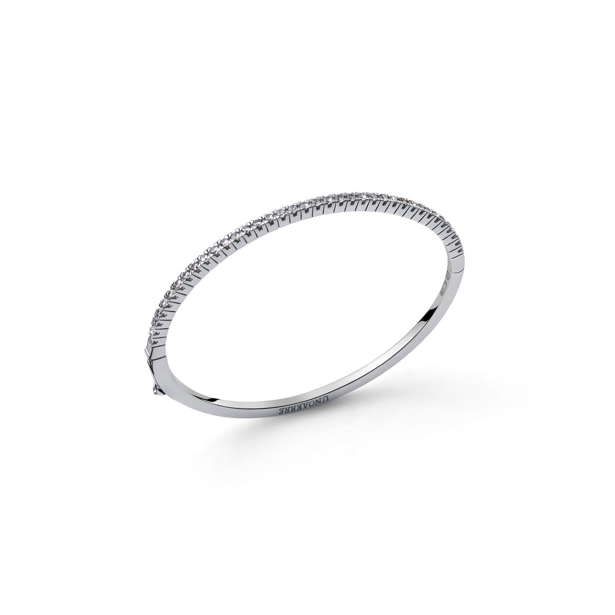 Unoaerre 6688 silver tennis bangle bracelet 