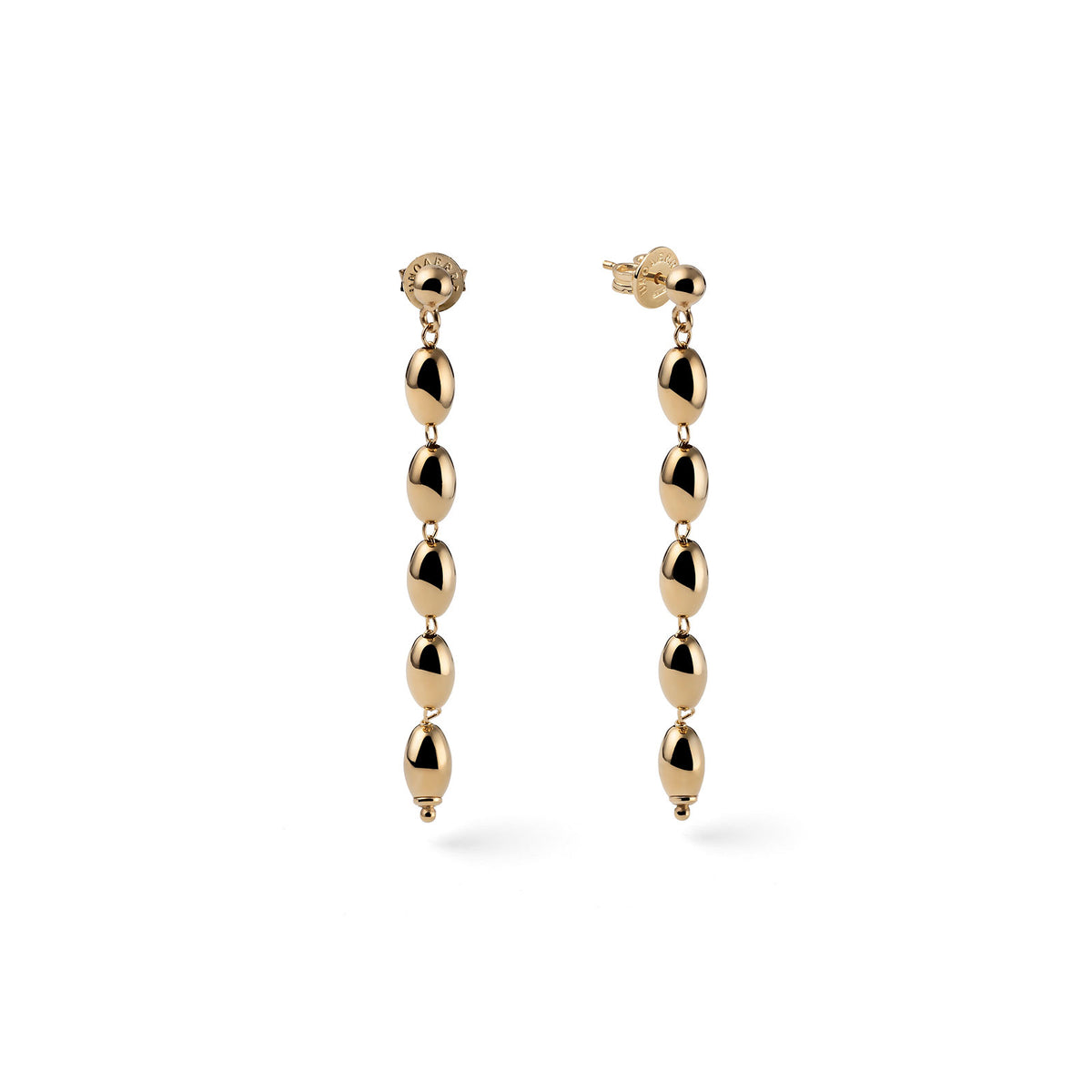 Unoaerre 6712 Long Gold Boule Earrings 