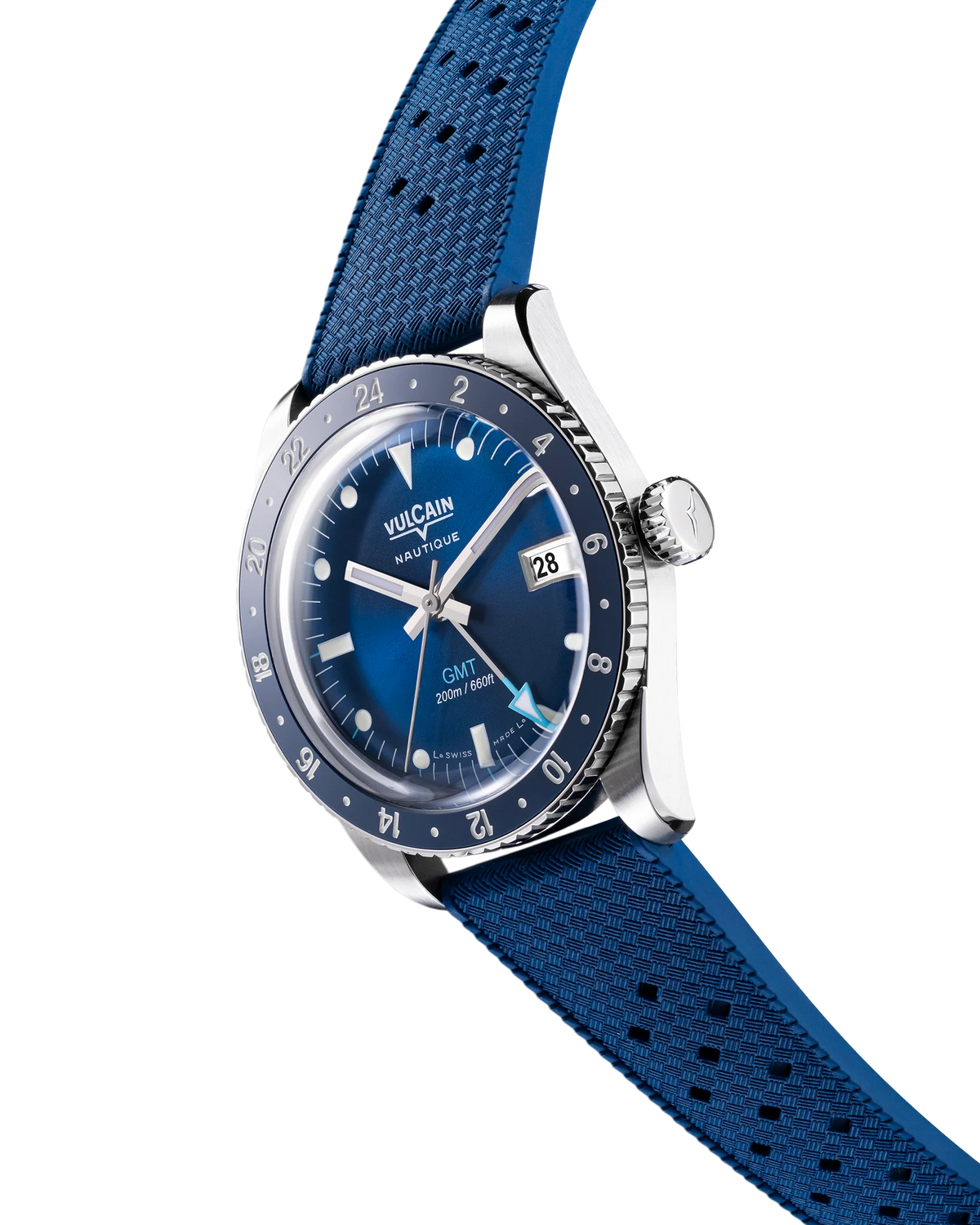 Vulcain Nautique Skindiver GMT Blue Limited Edition 680174B37.BAR254