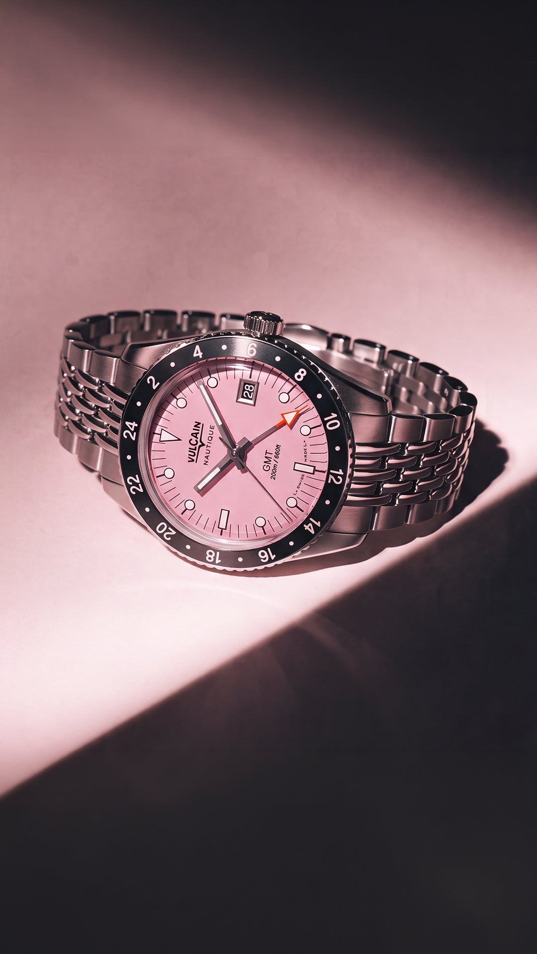 Vulcain Nautique Skindiver GMT Pink Limited Edition 680174BL7.BHM287
