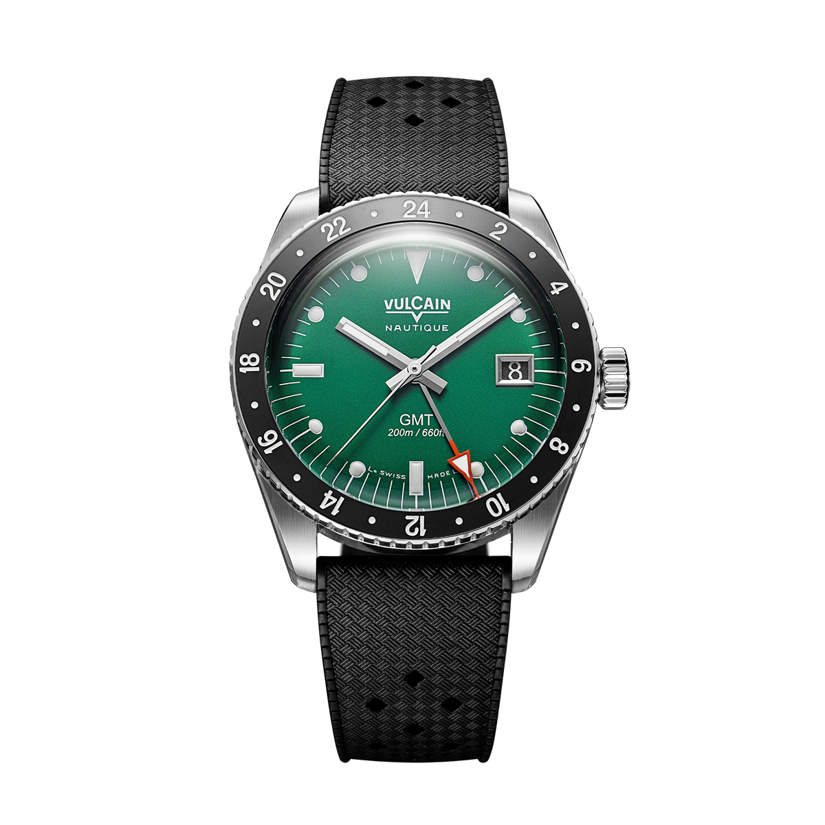 Vulcain Nautique Skindiver GMT Green Limited Edition 680174BN7.BAR200