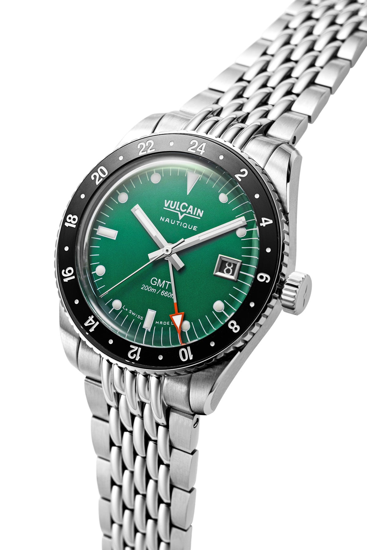 Vulcain Nautique Skindiver GMT Green Limited Edition 680174BN7.BHM287