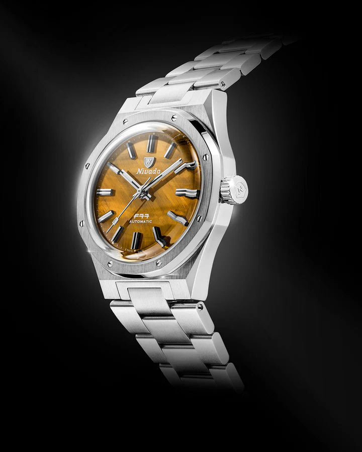 Nivada Grenchen F77 Occhio di Tigre 68032A77