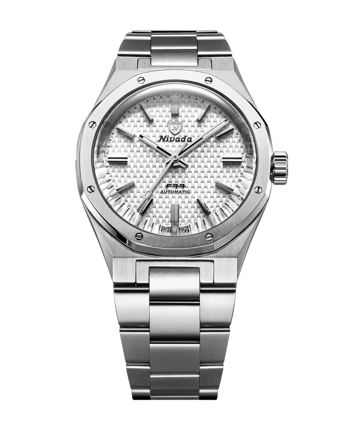 Nivada Grenchen F77 Bianco MK2 38mm No Date 68046A77