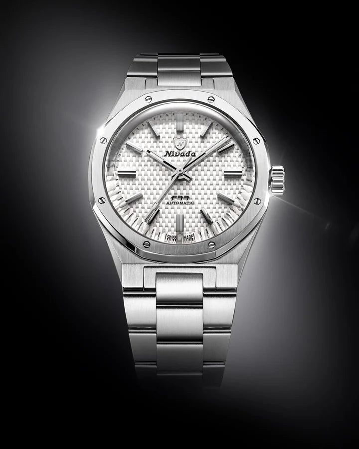 Nivada Grenchen F77 Bianco MK2 38mm No Date 68046A77