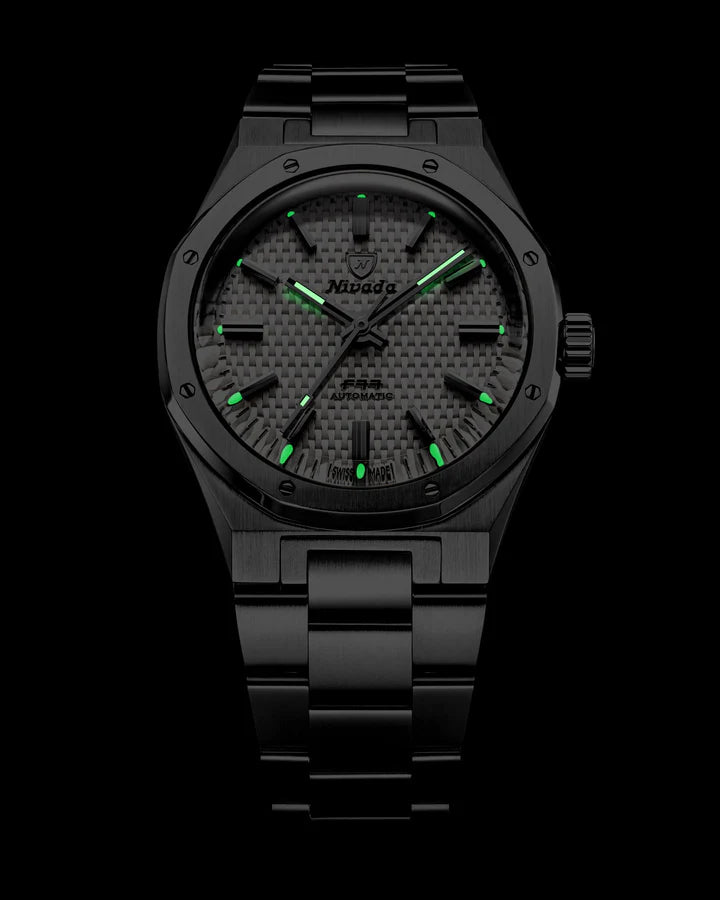 Nivada Grenchen F77 Bianco MK2 38mm No Date 68046A77