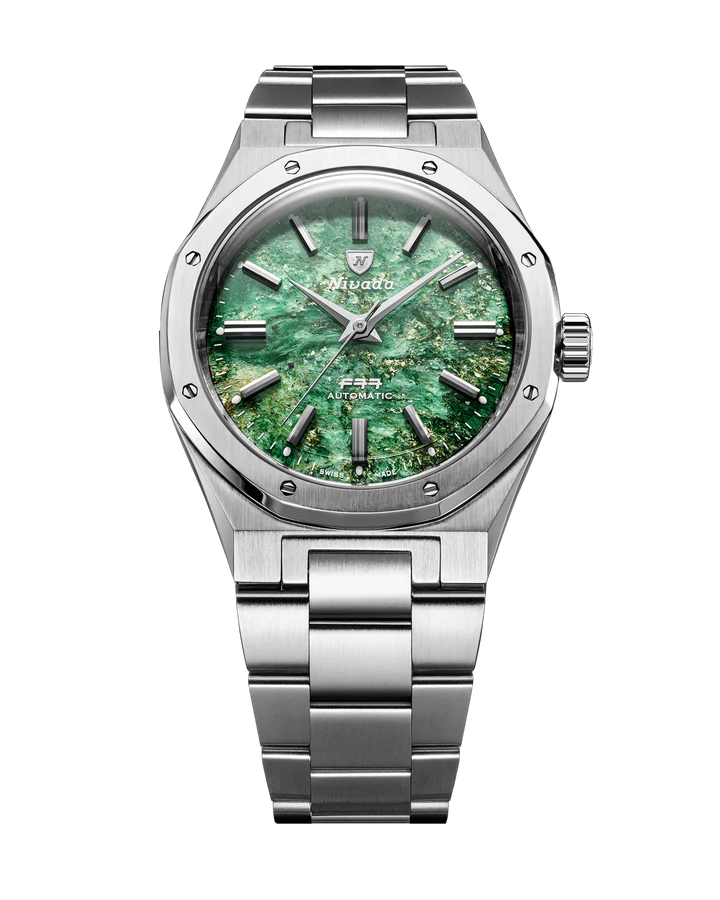 Nivada Grenchen F77 Green Aventurine MK2 38mm 68053A77