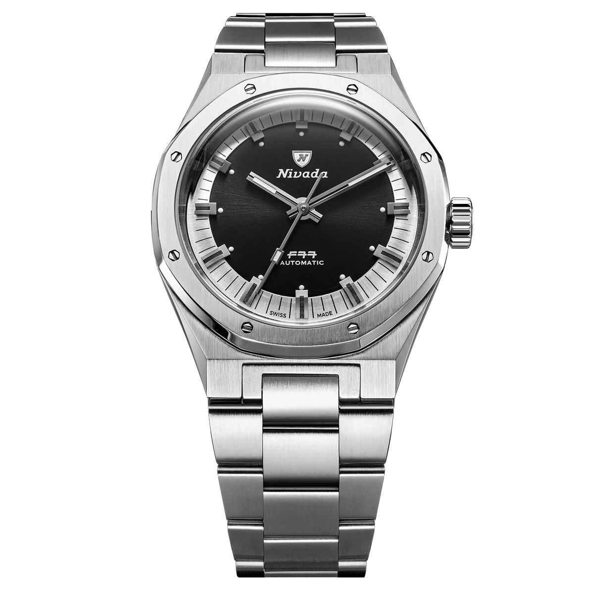 Nivada Grenchen F77 SST Tuxedo MK2 38mm 68063A77