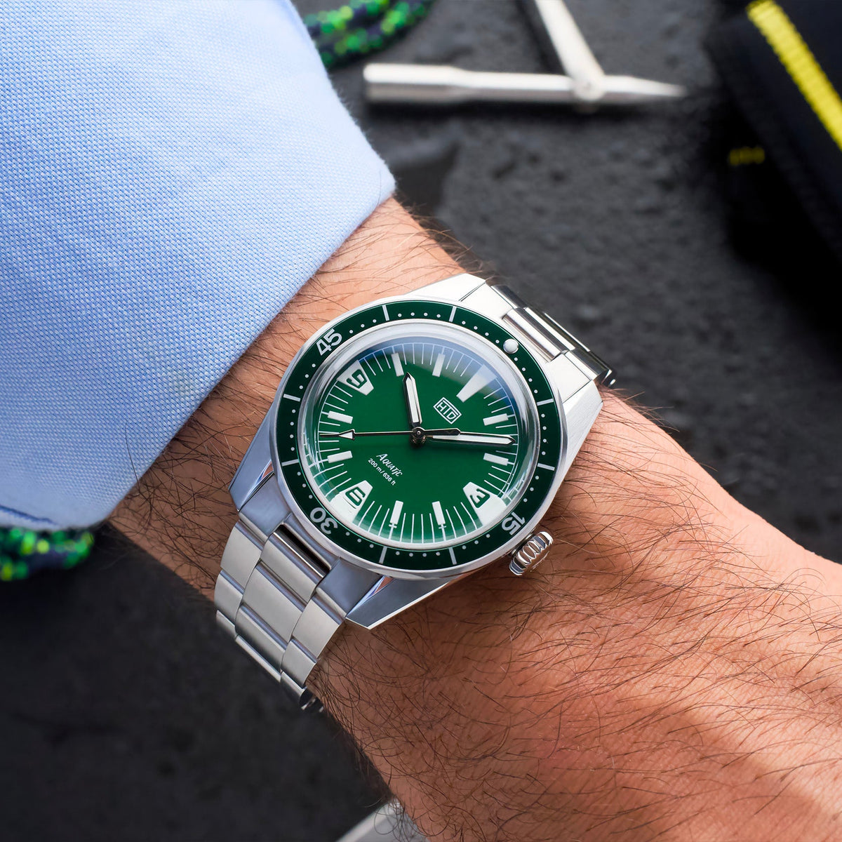 HTD Watches Aquatìc SpaceBoy Bottle Green