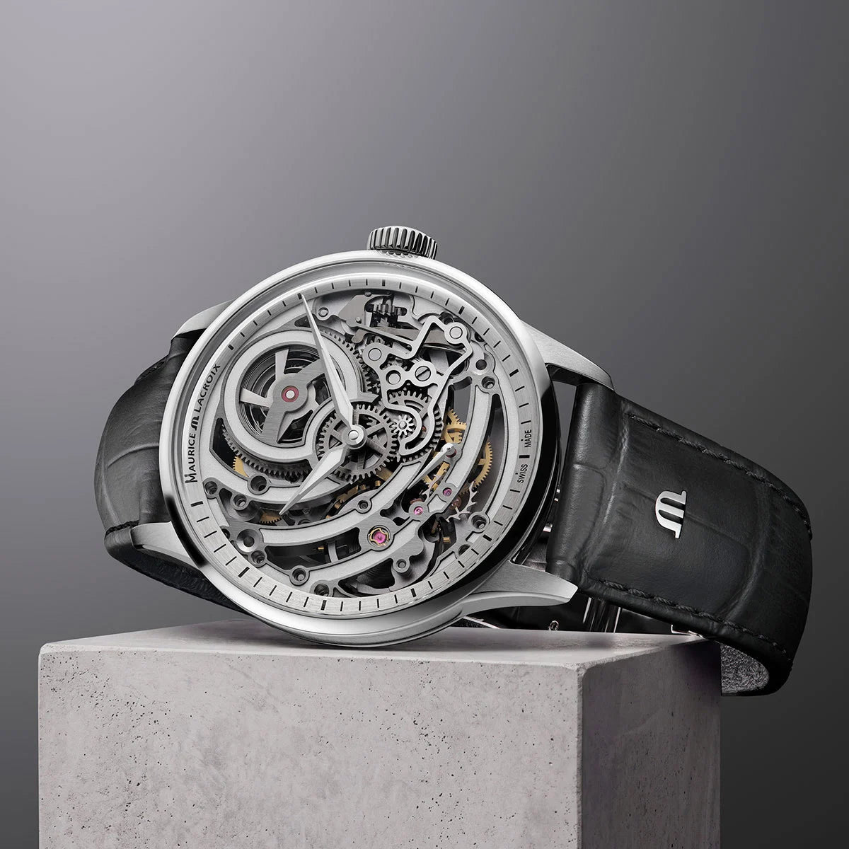 Maurice Lacroix 1975 Master Skeleton 758108-S1S12-001-3