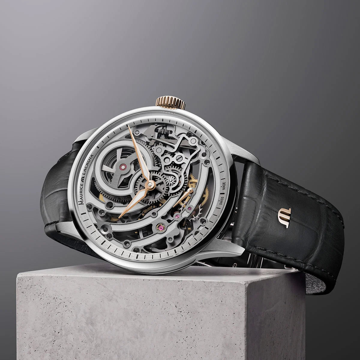 Maurice Lacroix 1975 Master Skeleton 758108-S1S12-002-3