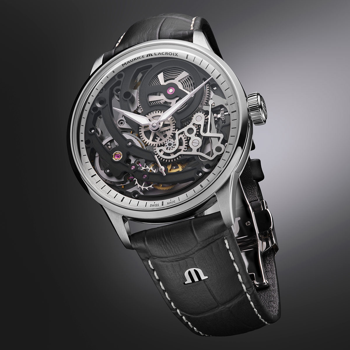 Maurice Lacroix 1975 Master Skeleton 758108-SS001-090-2