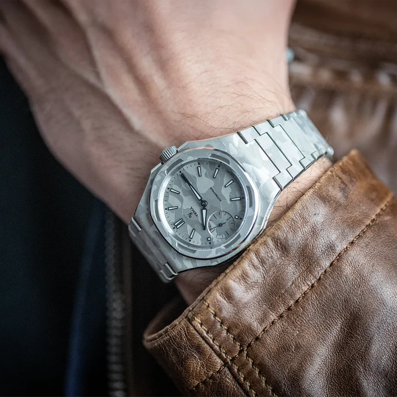 Yema Wristmaster Slim Small Seconds CMM.29 Camo Special Edition 76.26.29.09.SNL.M