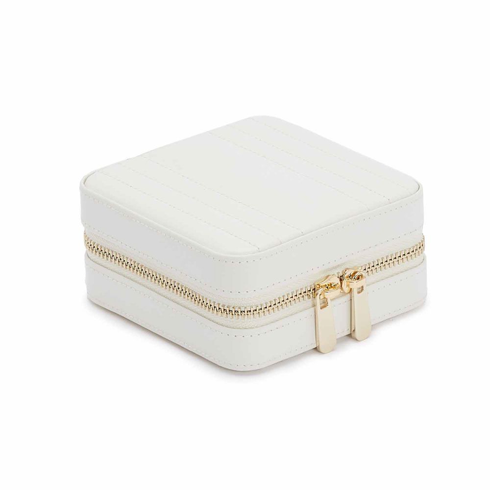 Boîte à bijoux en cuir Wolf 1834 Maria - Blanc 766253