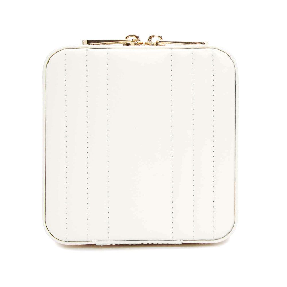 Boîte à bijoux en cuir Wolf 1834 Maria - Blanc 766253