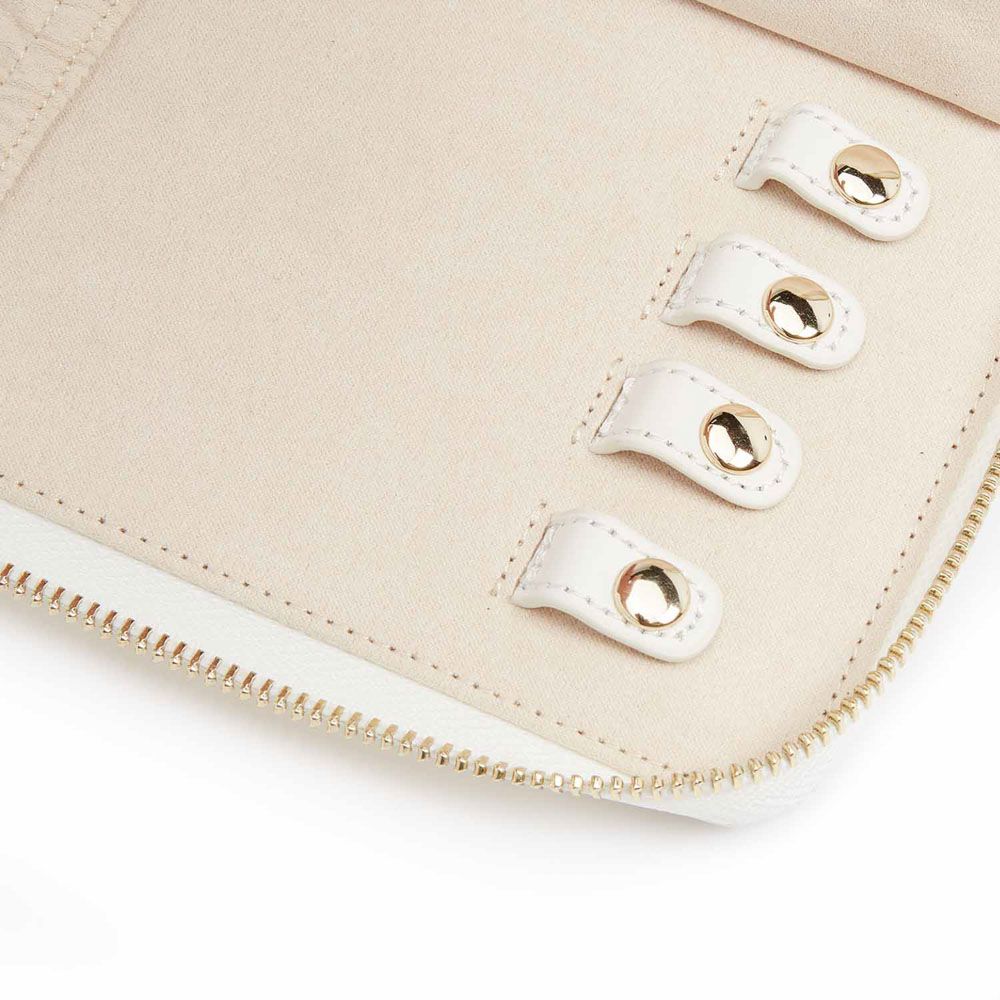 Boîte à bijoux en cuir Wolf 1834 Maria - Blanc 766453