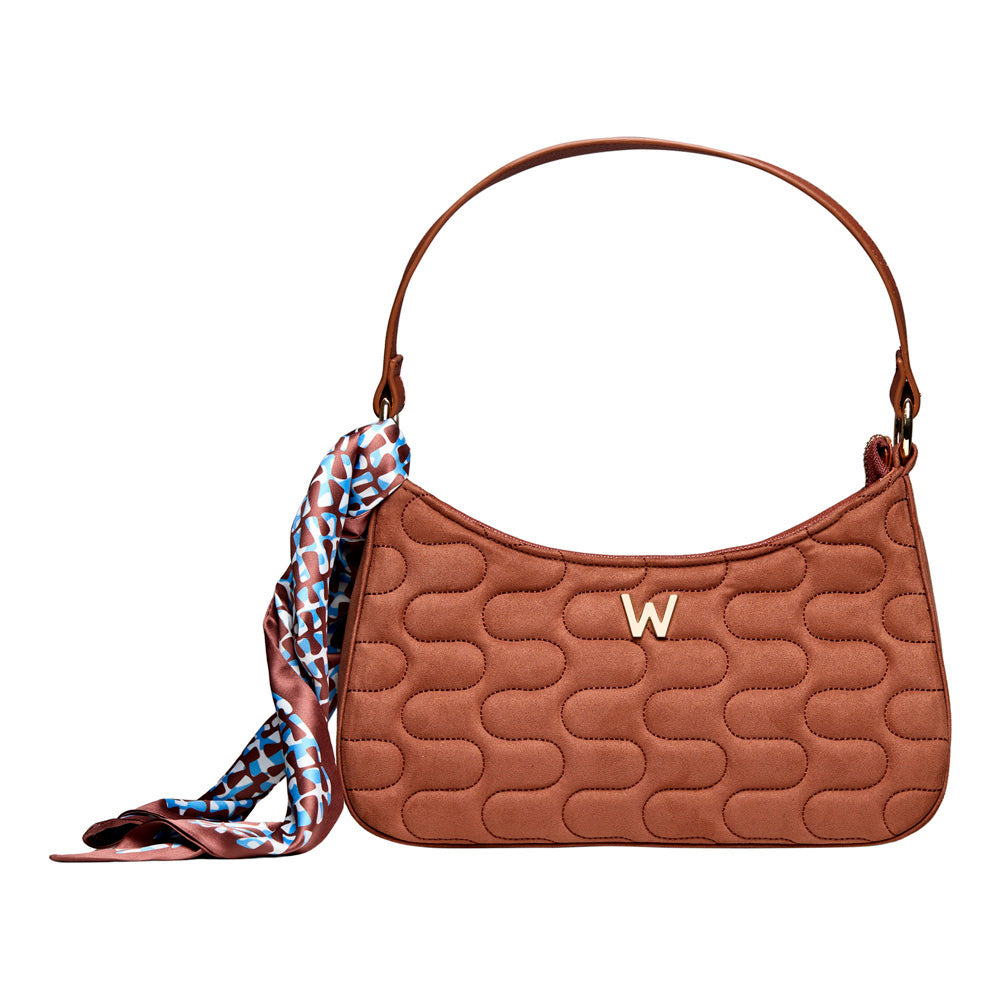 Mimi Swirl Shoulder Bag with Scarf