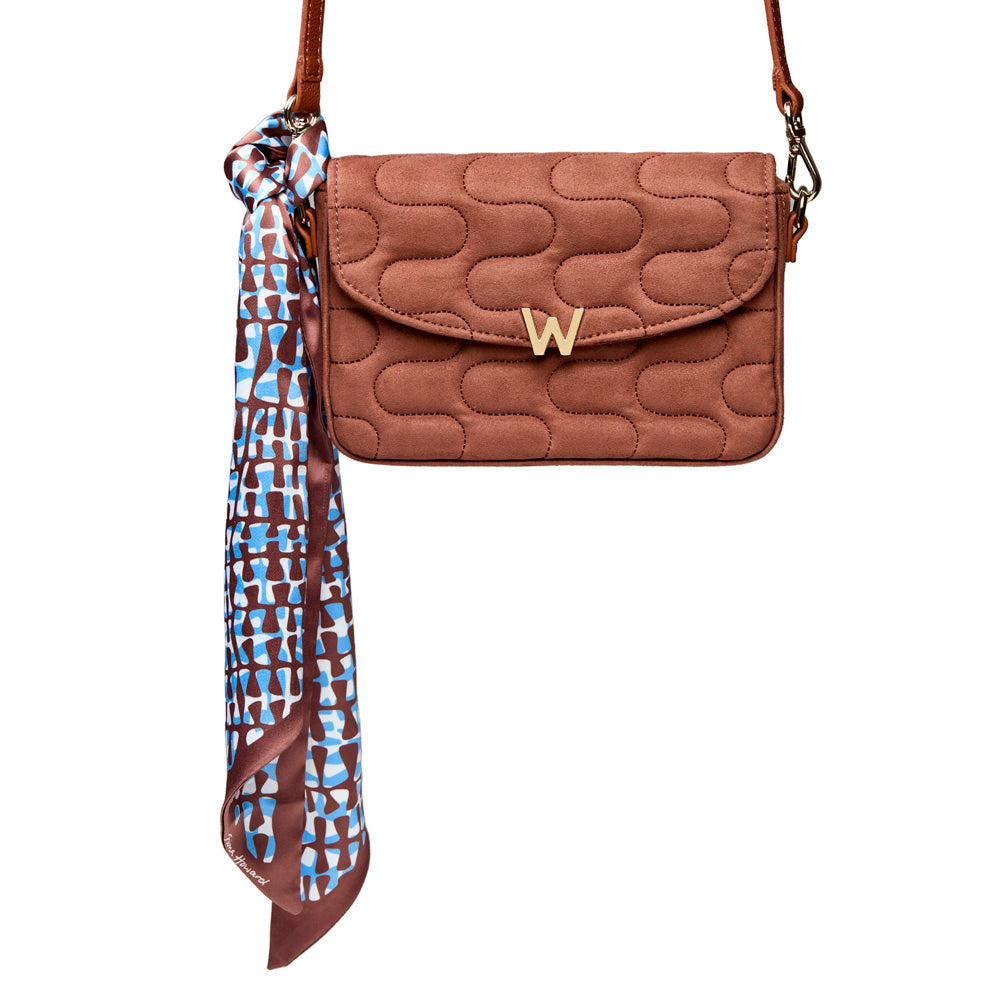 Mimi Swirl Cross Body Bag with Scarf