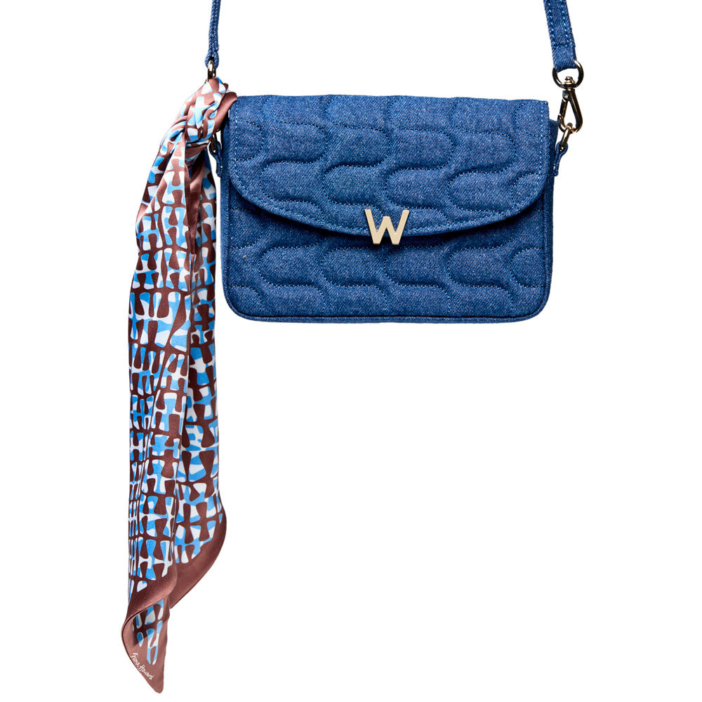 Mimi Swirl Cross Body Bag with Scarf