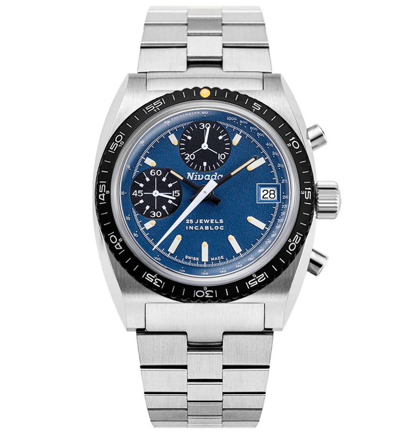 Nivada Grenchen Autochron Blue 77003A45