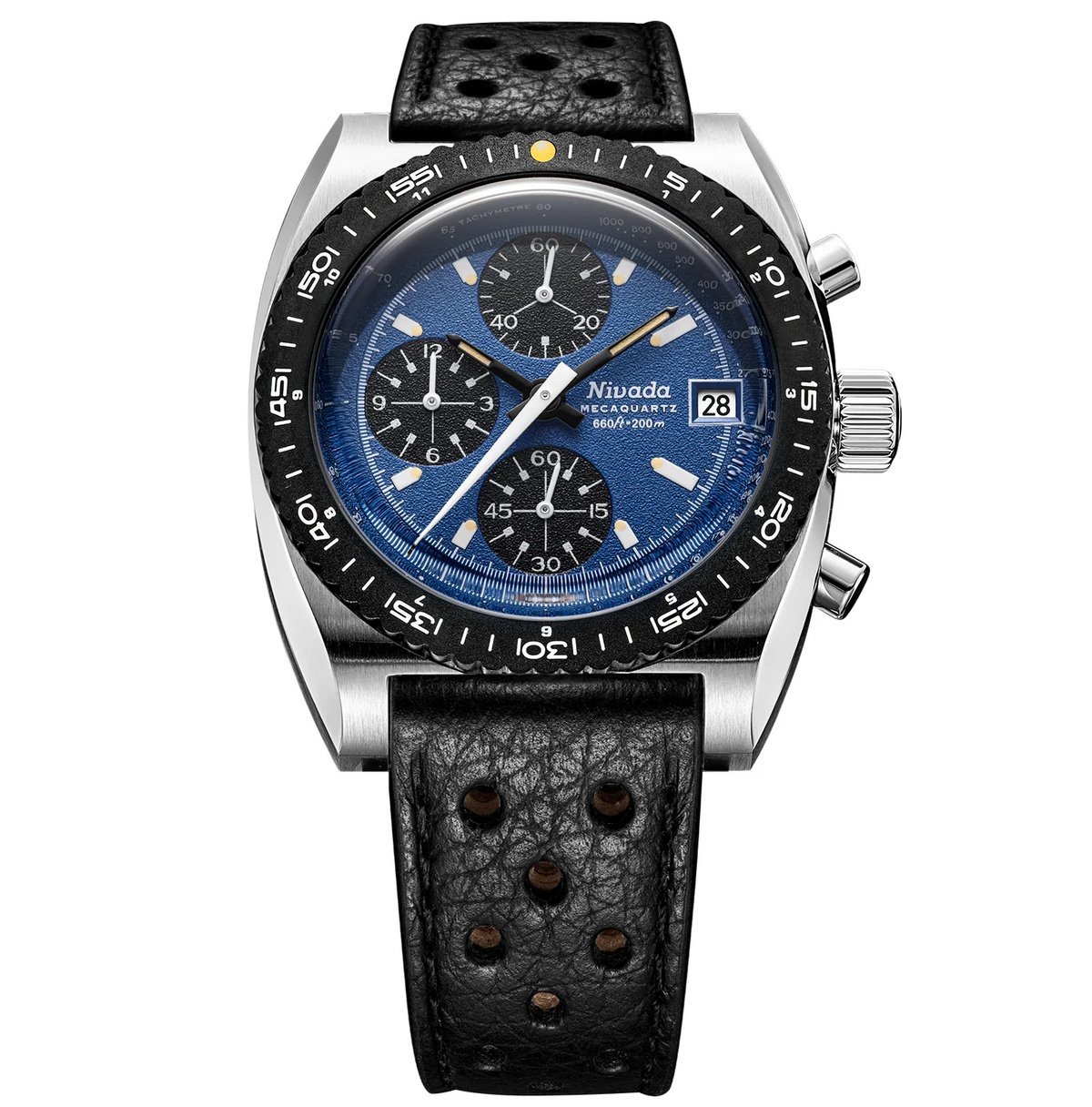 Nivada Grenchen Autochron Blue Mecaquartz 77005Q10