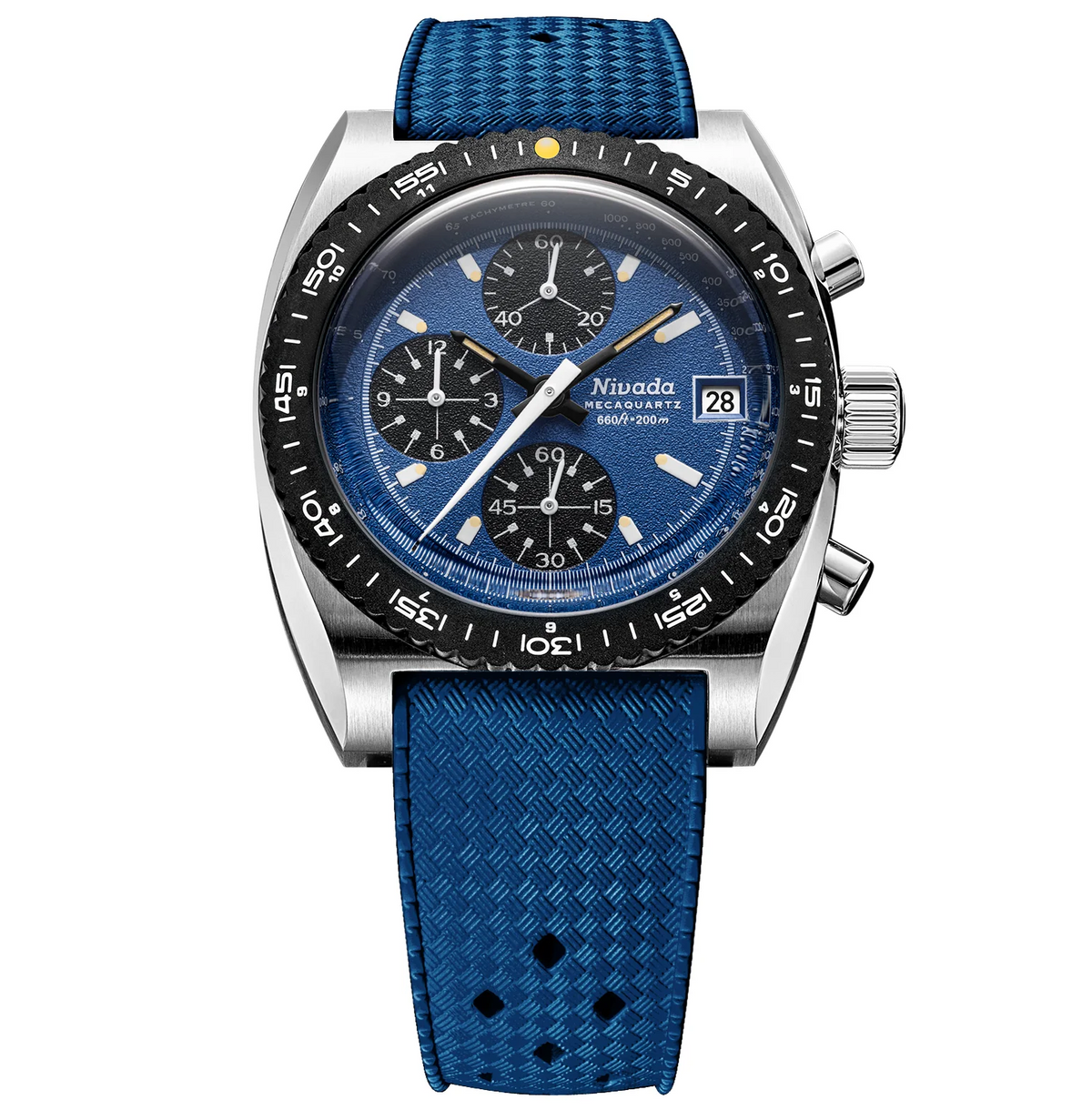Nivada Grenchen Autochron Blue Mecaquartz 77005Q24