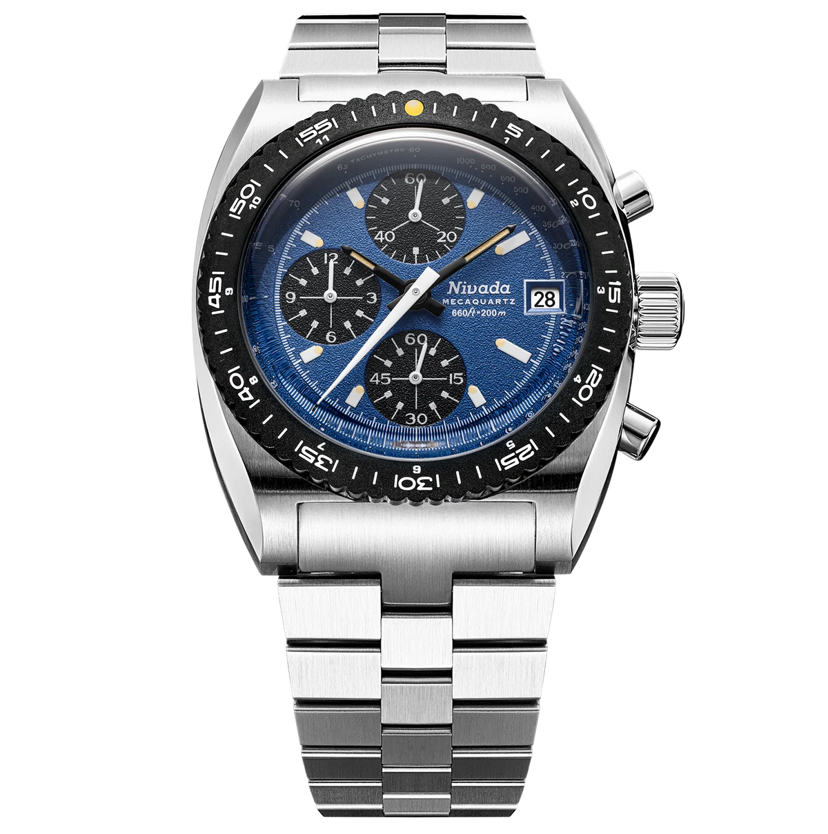 Nivada Grenchen Autochron Blue Mecaquartz 77005Q45
