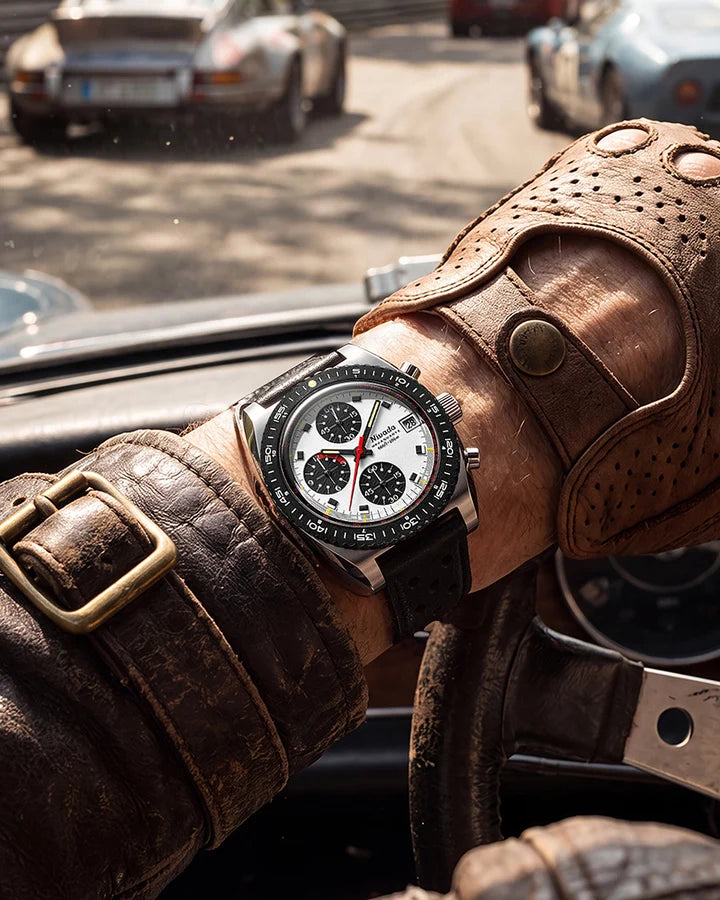 Nivada Grenchen Autochron Panda Mecaquartz 77006Q10