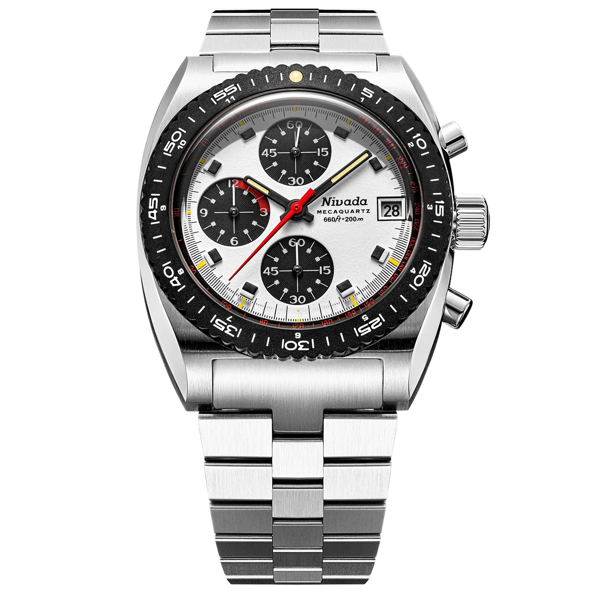 Nivada Grenchen Autochron Panda Mecaquartz 77006Q45