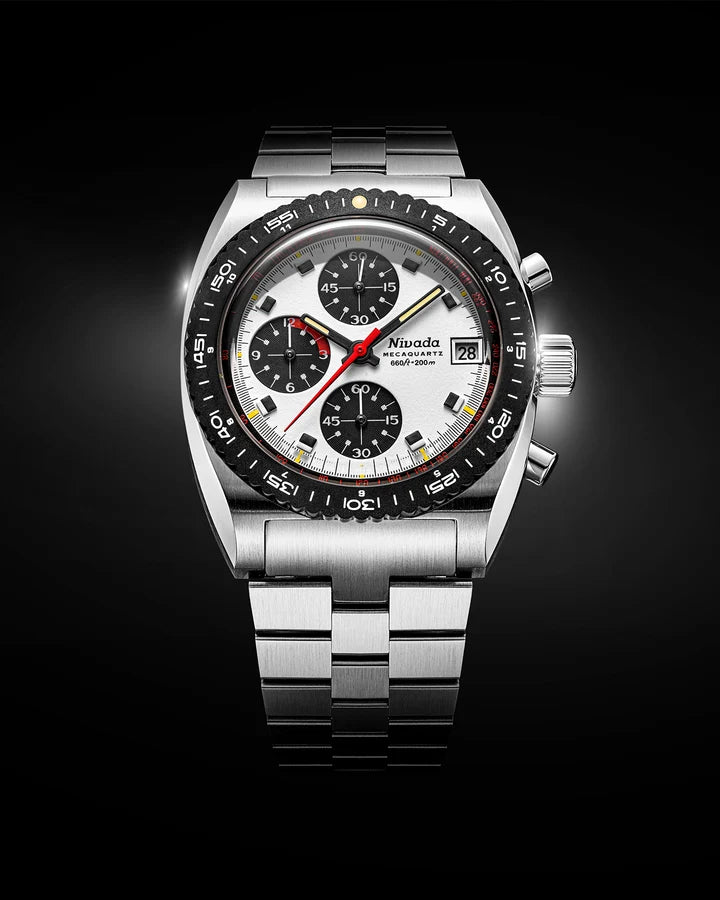 Nivada Grenchen Autochron Panda Mecaquartz 77006Q45