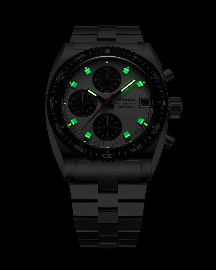 Nivada Grenchen Autochron Panda Mecaquartz 77006Q45