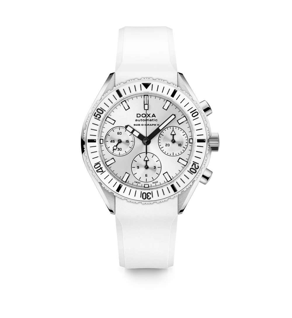 Doxa Sub 200 C-Graph II Whitepearl 797.10.011W.23