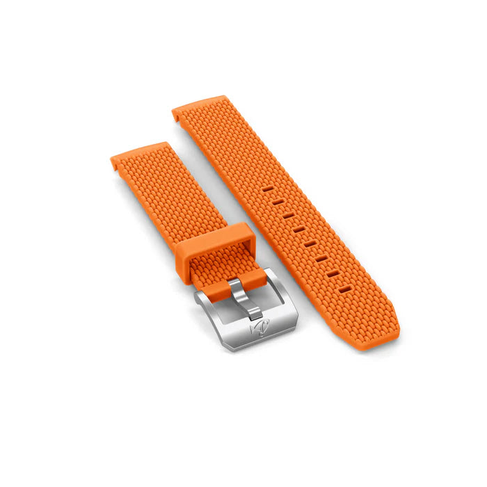 Doxa SUB 200 Standard Rubber Strap with Pin Buckle, Orange 799.10.21-RUBBB