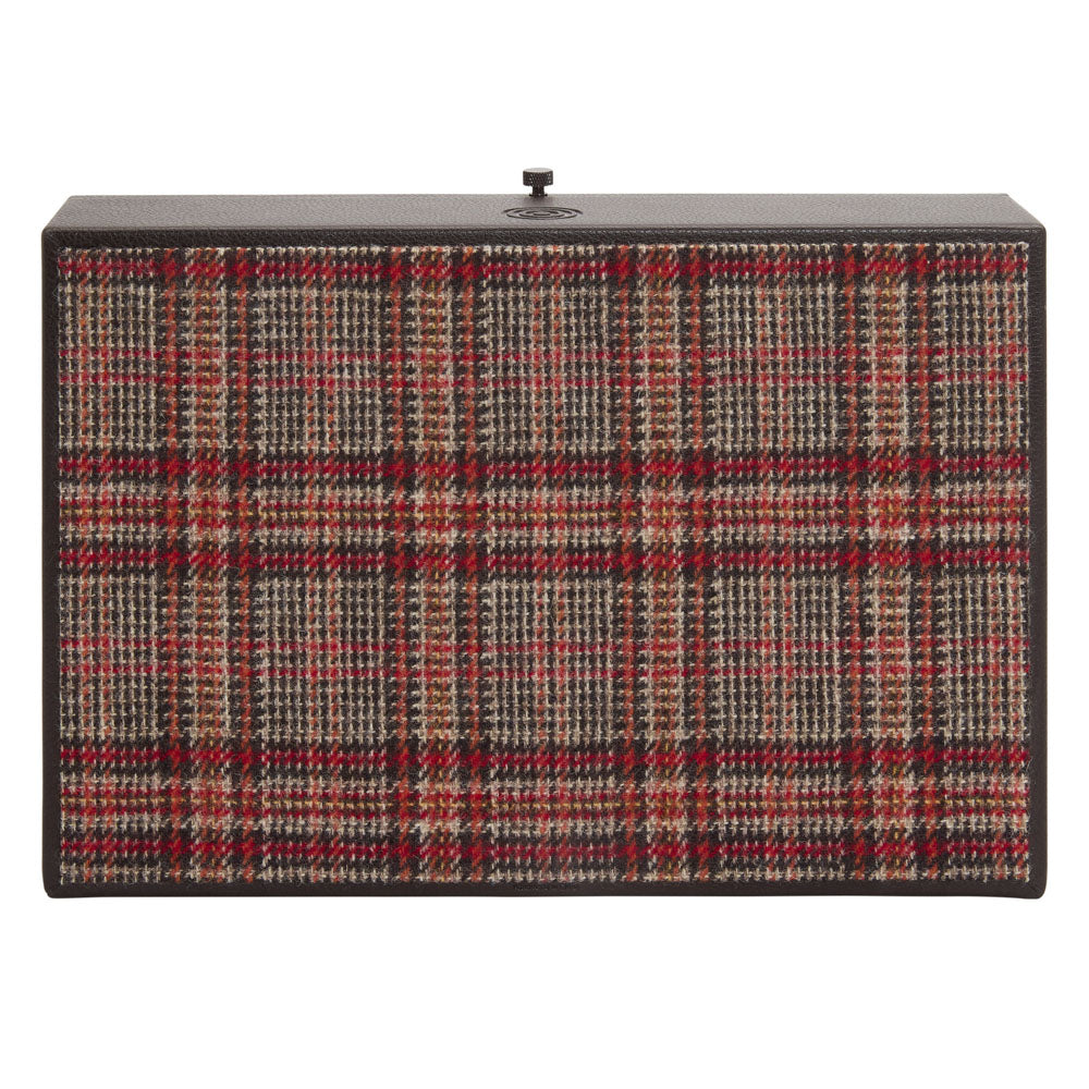 WM Brown 4 Piece Watch Accessory Box